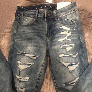 American Eagle High Rise Jeggings Size 4